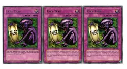 Yugioh- 3X Fake Trap - Rare - Unlimited - MRD-056 - Near Mint - Image 1