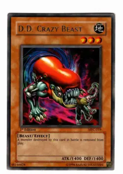 Yugioh- 1X D.D. Crazy Beast - Rare - 1st Edition - MFC-019 - Near Mint - Image 1