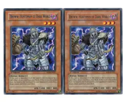 Yugioh- 2X Broww, Huntsman of Dark World - Rare - 1st Edition - EEN-EN021 - LP - Image 1