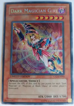 Dark Magician Girl CT2-EN004 Limited Edition Secret Rare Yugioh Tcg Lp - Image 1