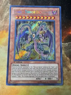 Yugioh Yubel - Terror Incarnate LCGX-EN198 Secret Rare 1st Edition NM - Image 1