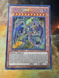 Yugioh Yubel - Terror Incarnate LCGX-EN198 Secret Rare 1st Edition NM - Image 3