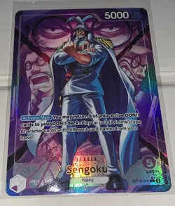One Piece TCG Sengoku OP16-060 ALT Alternate Leader Holo English NM - Image 1