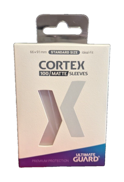 Card Sleeves Ultimate Guard Cortex Standard Size Sleeves Matte Transparent 100pk - Image 2