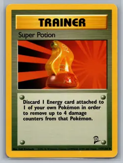 Super Potion Base Set 2 #117/130 Uncommon Pokemon Card - Image 1