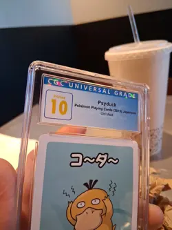 Psyduck Cgc 10 Pristine Blue Label 2019 Old Maid Playing Cards Japanese Gem Mint - Image 4