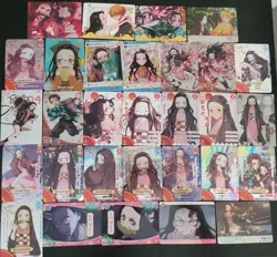 Nezuko Kamado Card Lot - Demon Slayer Anime CCG 30 Cards Waifu - Image 1