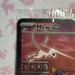 Pokemon Mew EX 053 Scarlet & Violet Promo Holo Basic Psychic Card - Image 3