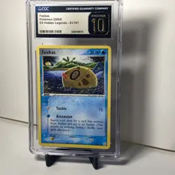 (POP 4) CGC 10 PRISTINE Feebas 61/101 Ex Hidden Legends Pokemon Card 2004 - Image 3