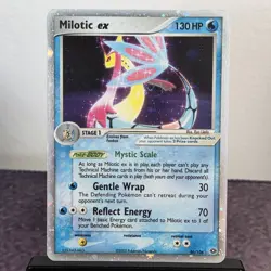 Pokemon TCG Milotic EX Holo Rare Card Emerald 96/106 NM Swirl 🌀 - Image 1