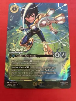 Hiro Hamada - Armor Designer Store Championship 24B Disney Lorcana Promo Cards - Image 1