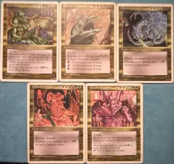 MTG Legends Elder Dragon 5-Card Lot English 1995 Nicol Bolas + 4 - Image 1