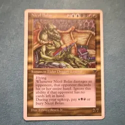 MTG Legends Elder Dragon 5-Card Lot English 1995 Nicol Bolas + 4 - Image 2