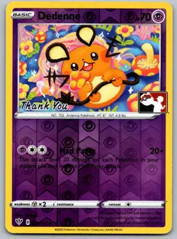 DEDENNE 078/189 UC PRIZE PACK SERIES CARDS POKEMON NM/M - Image 1