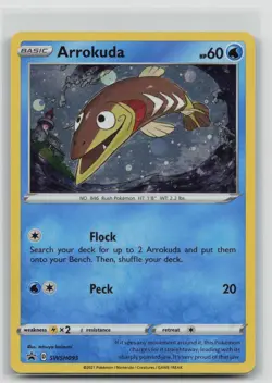 Arrokuda cosmos Holo mouth swirl SWSH: Sword & Shield Promo Cards SWSH093 HP - Image 1