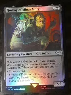 Gorbag of Minas Morgul FOIL , Lord of the Rings , LP, MTG ,FREE SHIPPING - Image 1
