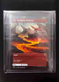 MTG Riverglide Pathway (Borderless) Zendikar Rising Regular #289 - Image 2