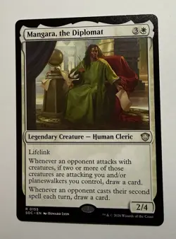 Mangara, the Diplomat 155 SOC Commander: Secrets of Strixhaven Magic MTG NM - Image 1