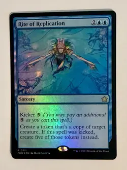 1x Foil Rite of Replication - Foundations NM - MTG - Image 1