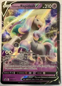 🦄 Pokemon TCG 🌈 Galarian Rapidash V - SWSH111 SWSH: Sword & Shield Promo | NM - Image 1