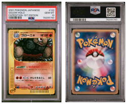 2001 Pokemon Japanese Golem Expedition 1st Edition Holo #122 [PSA 10] GEM MT - Image 3