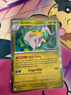 Pokemon TCG - Mega Evolution Chaos Rising - Goodra MEP 077 Pre Release Promo - Image 2