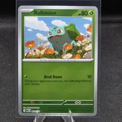 Bulbasaur - 001/132 - Pokemon TCG - ME01: Mega Evolution - Reverse Holo - NM - Image 1
