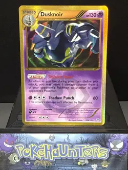 Pokemon Card Dusknoir 104/101 B&W Plasma Blast Gold Secret Rare Light Play - Image 1