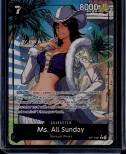 2026 One Piece TCG Ms. All Sunday OP14-084 SR Alternate Alt Art - Image 1