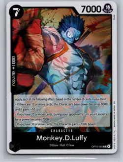 Adventure on Kami's Island #OP15-092 Monkey.D.Luffy Foil - Image 1