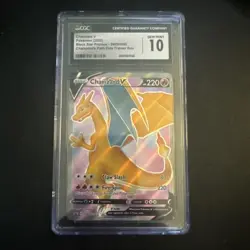 Charizard V SWSH050 Promo Card Holo CGC Gem Mint 10 - Image 1