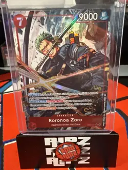 One Piece Roronoa Zoro Alt Art SR EB04-007 Adventure On Kami's Island OP-15 NM - Image 1