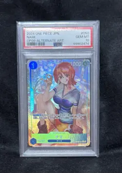 2024 ONE PIECE OP09 Nami #050 Alternate Art PSA 10 GEM MINT Japanese - Image 3