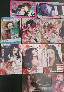 Nezuko Kamado Card Lot - Demon Slayer Anime CCG 15 Cards Waifu - Image 2