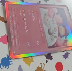 Pokepu Season 1 1st ed. Holo Teh Pahty Pokemon Fan Art card - Image 3