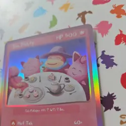 Pokepu Season 1 1st ed. Holo Teh Pahty Pokemon Fan Art card - Image 5