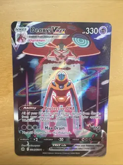 Pokemon Card Deoxys VMAX GG45/GG70 Crown Zenith Galarian Gallery - Image 1