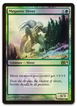 Megantic Sliver #185 (Foil) (LP) Prerelease Cards PRE Magic MTG - Image 1