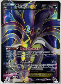 Malamar EX 115/119 Full Art Ultra Rare MP Card 2014 Pokemon XY Phantom Forces - Image 2