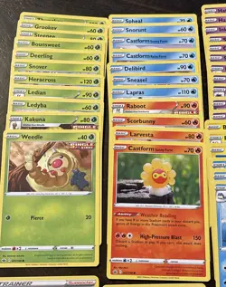 Pokemon Sword & Shield Chilling Reign FULL Common & Uncommon SET NM (89 Cards) - Image 2