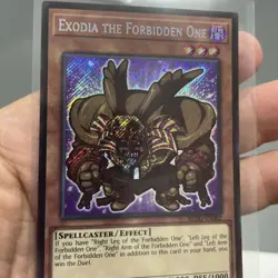 Exodia The Forbidden One BLGG-EN002 SECRET RARE NM FREE SHIPPING +Bonus Cards! - Image 5