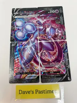Pokemon TCG Mewtwo V-UNION 4-Card Holo Lot English 2021 053/159-056/159 - Image 1