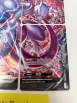 Pokemon TCG Mewtwo V-UNION 4-Card Holo Lot English 2021 053/159-056/159 - Image 5