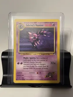 Sabrina's Haunter 58/132 Gym Heroes Uncommon Pokemon Card - Image 1