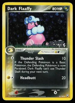 Dark Flaaffy 33/109 Reverse Holo Stamped Team Rocket Returns Pokemon Card - Image 1