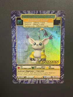 Digimon Gatomon BO-136 Holo Digi-Battle Series 3 Card 2000 - Image 1