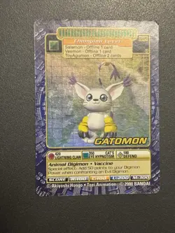 Digimon Gatomon BO-136 Holo Digi-Battle Series 3 Card 2000 - Image 3