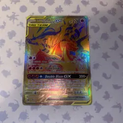 Pokemon TCG Reshiram & Charizard GX SM247 Promo Holo Card - Image 1