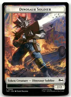 Dinosaur Soldier // Copy Double-Sided Token NM Teenage Mutant Ninja Turtles - Image 2
