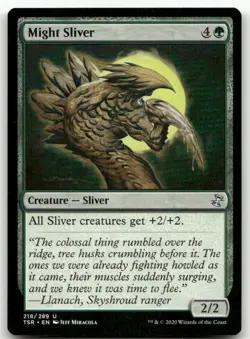 Might Sliver #218 (NM) Time Spiral Remastered TSR Magic MTG - Image 1